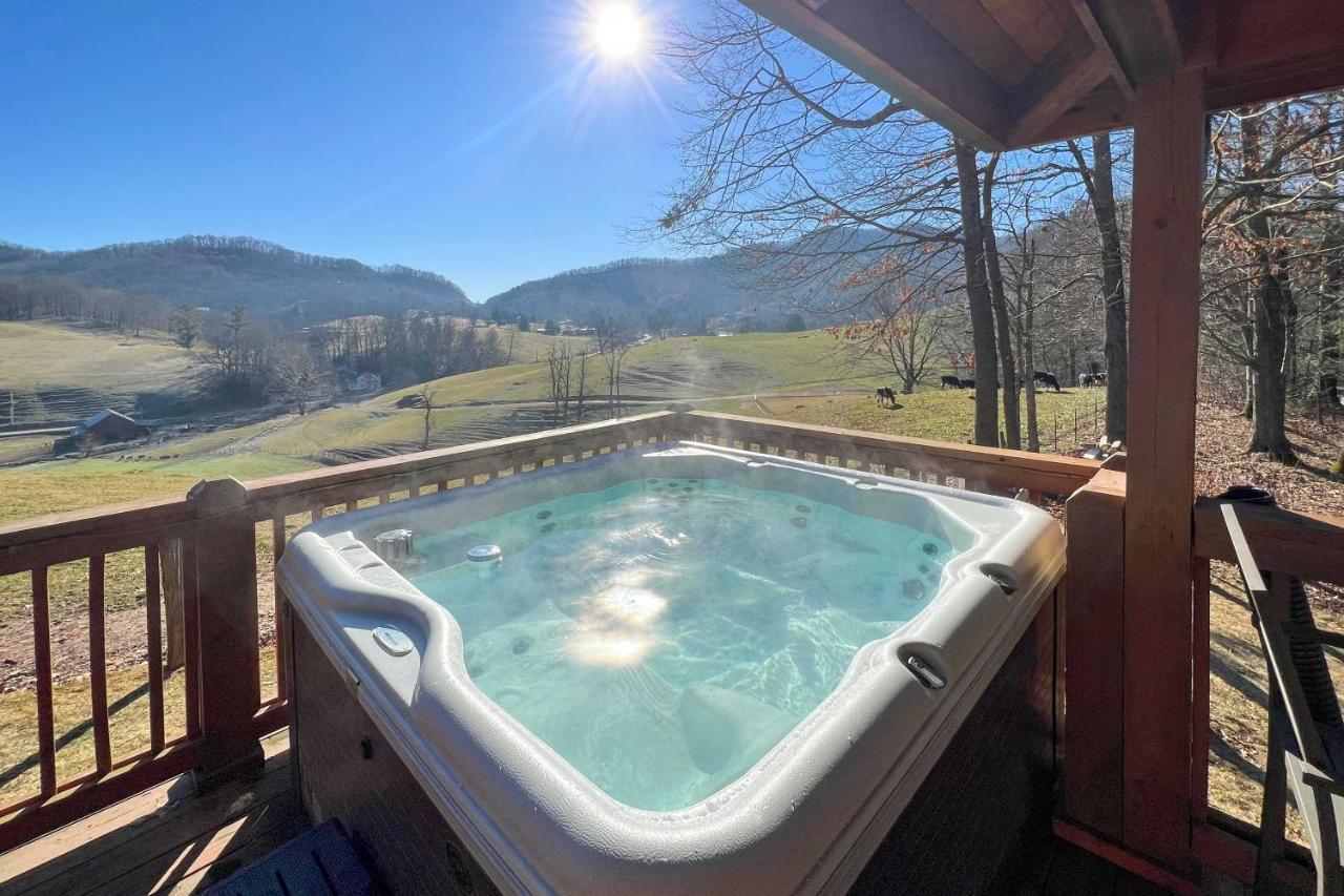 Whits End Smoky Mtn Home With Hot Tub, Views Waynesville Exterior foto