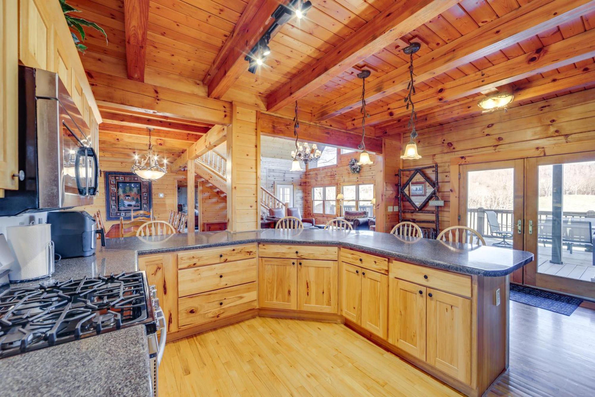 Whits End Smoky Mtn Home With Hot Tub, Views Waynesville Exterior foto
