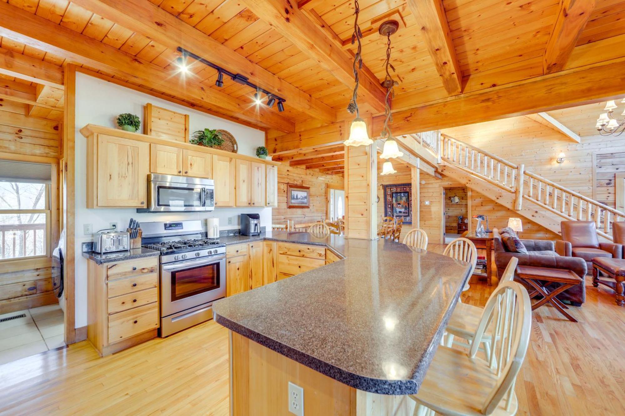 Whits End Smoky Mtn Home With Hot Tub, Views Waynesville Exterior foto