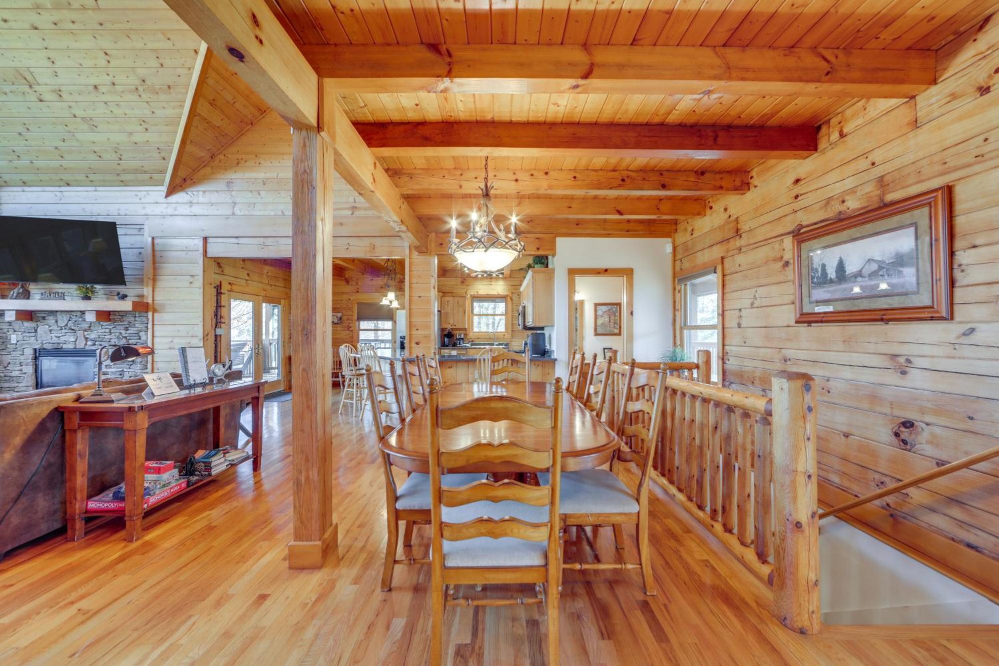 Whits End Smoky Mtn Home With Hot Tub, Views Waynesville Exterior foto
